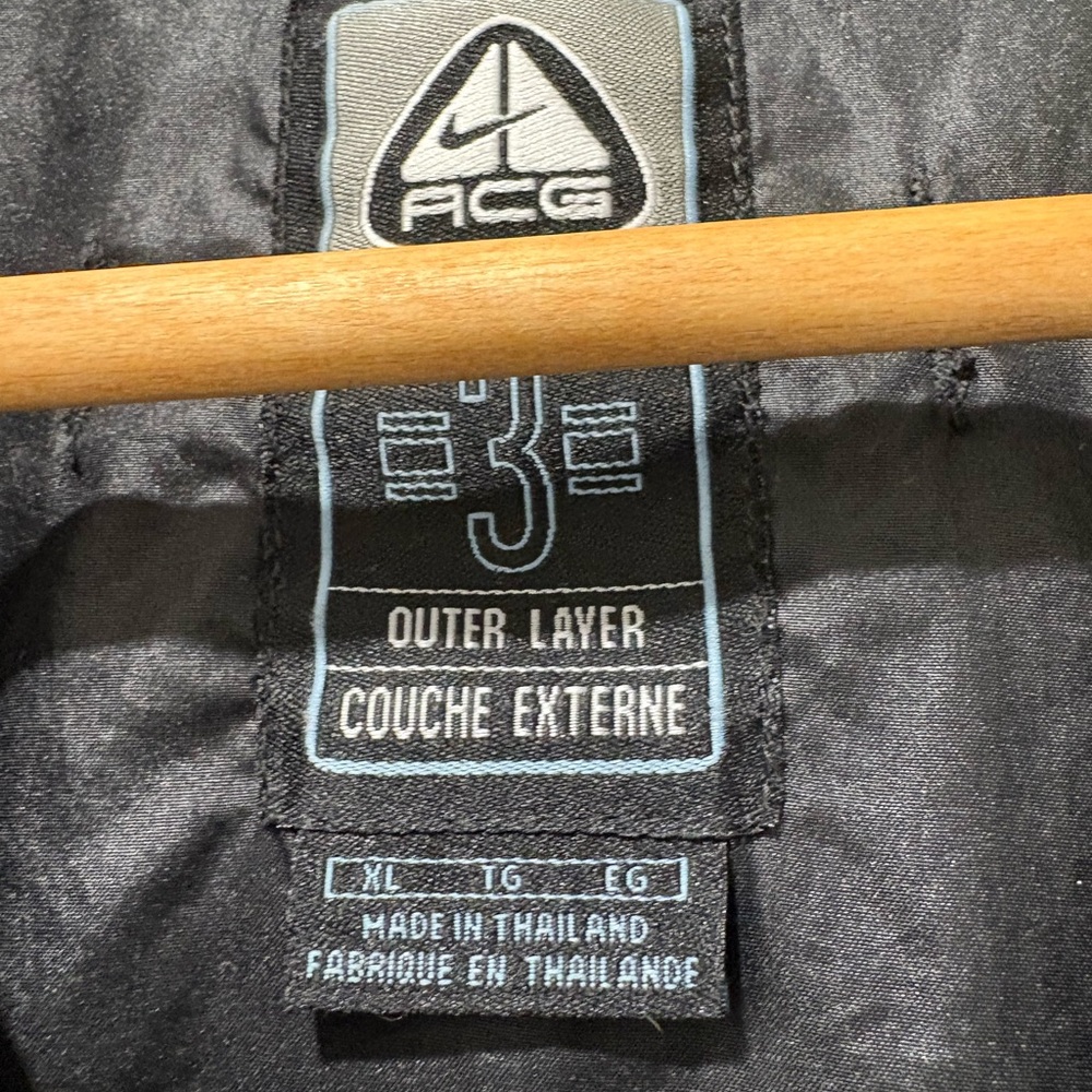 Vintage Nike Acg Windbreaker Full Zip vest convertible XL men’s CLEAR OUT SALE - Picture 3 of 6
